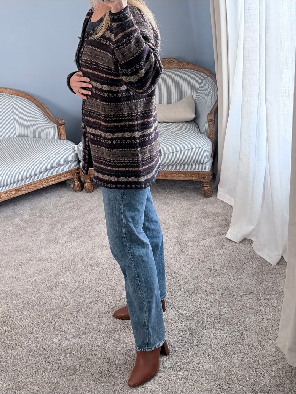 Nordic/Scandinavian Wool Cardigan - Picture 12 of 12